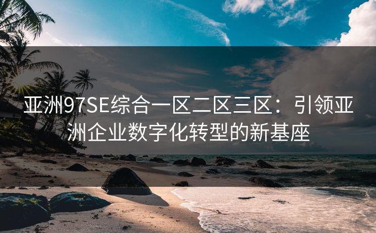 亚洲97SE综合一区二区三区：引领亚洲企业数字化转型的新基座